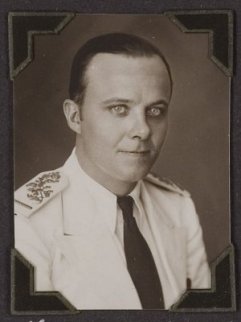 Henk Jonker in his uniform, Kediri